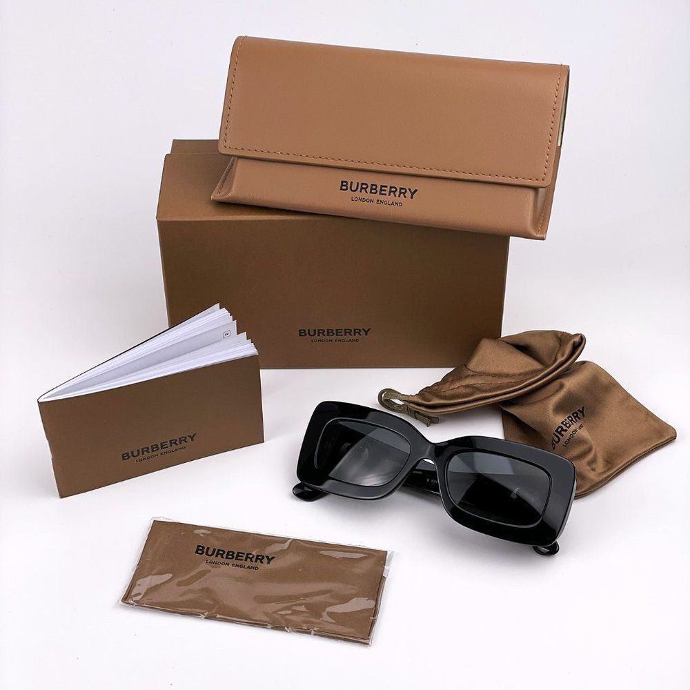 Burberry Modern Black and Gray Sunglasses - Picture 13 of 14